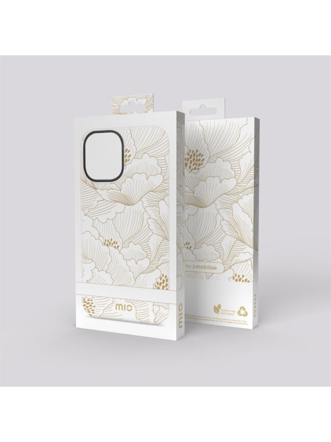 MIO White Roses Magsafe Compatible for iPhone 16 Pro 4