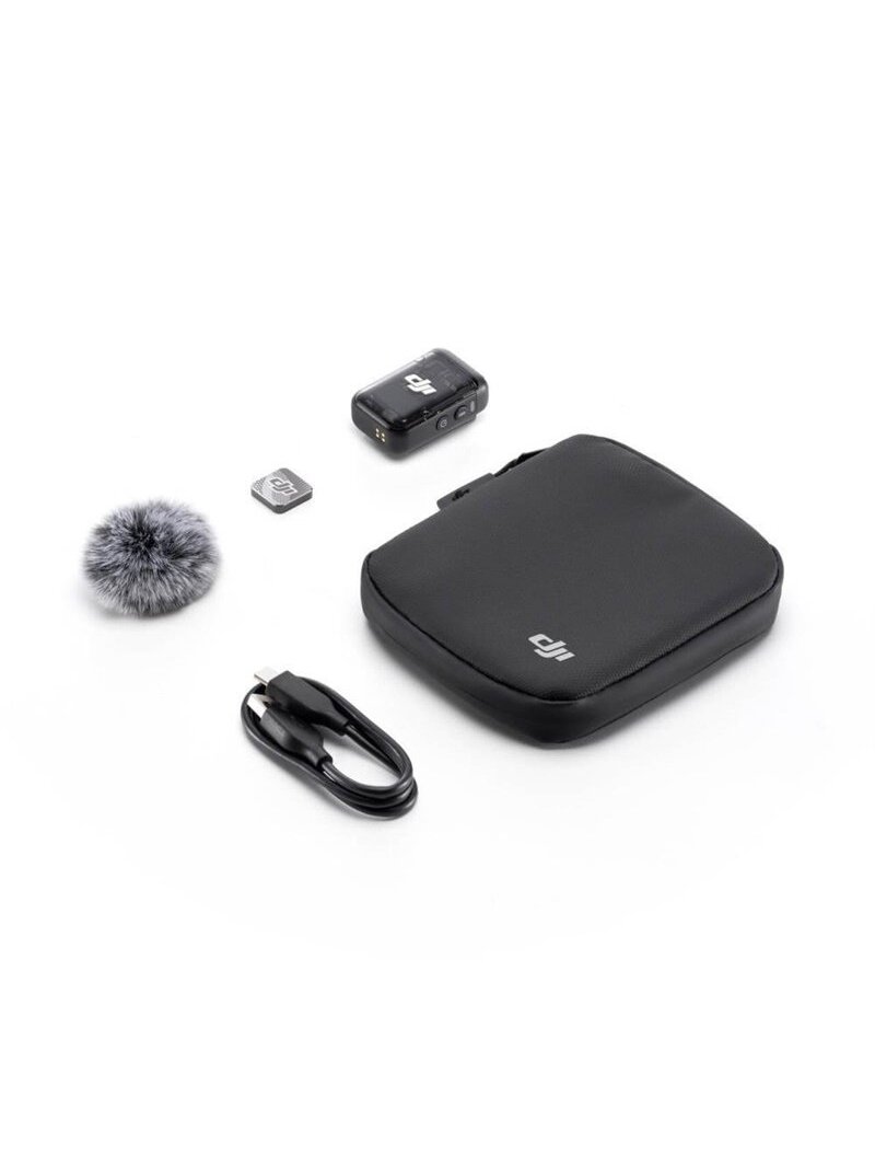 Mikrofonas DJI ACC MIC 2 TRANSMITTER, juoda 1 Mikrofonas DJI ACC MIC 2 TRANSMITTER, juoda 1