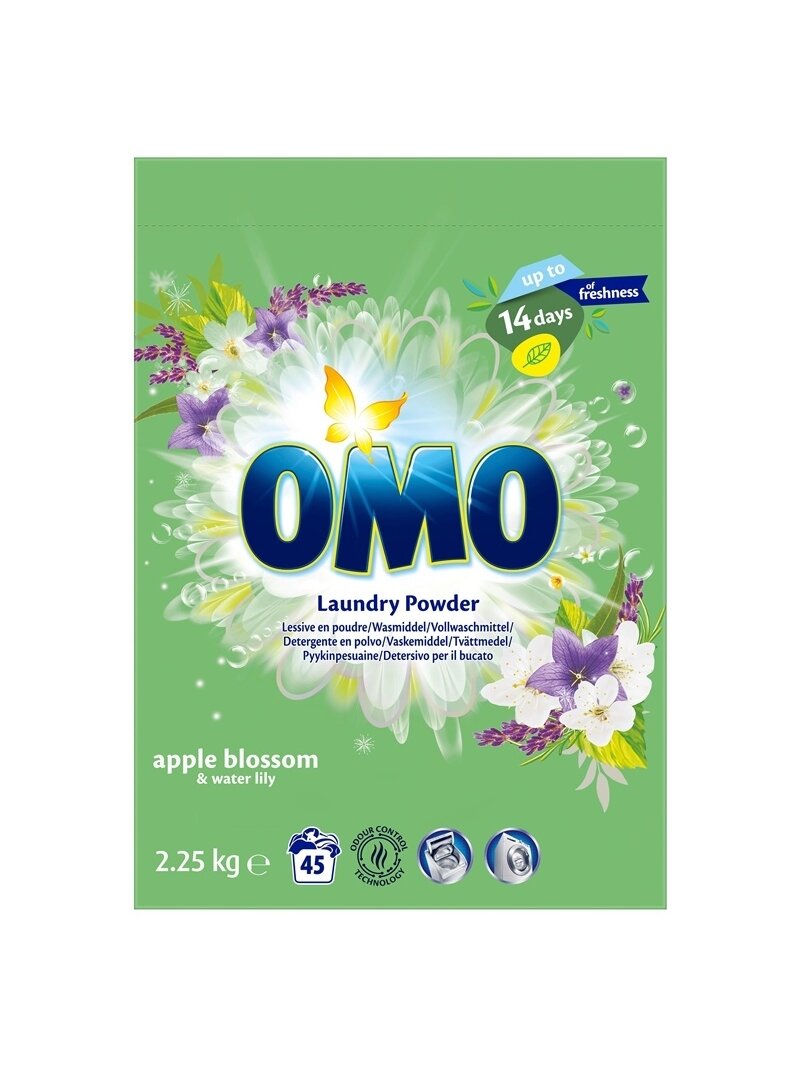 MILTELIAI SKALB OMO APPLE BLOSSOM 2.25KG MILTELIAI SKALB OMO APPLE BLOSSOM 2.25KG