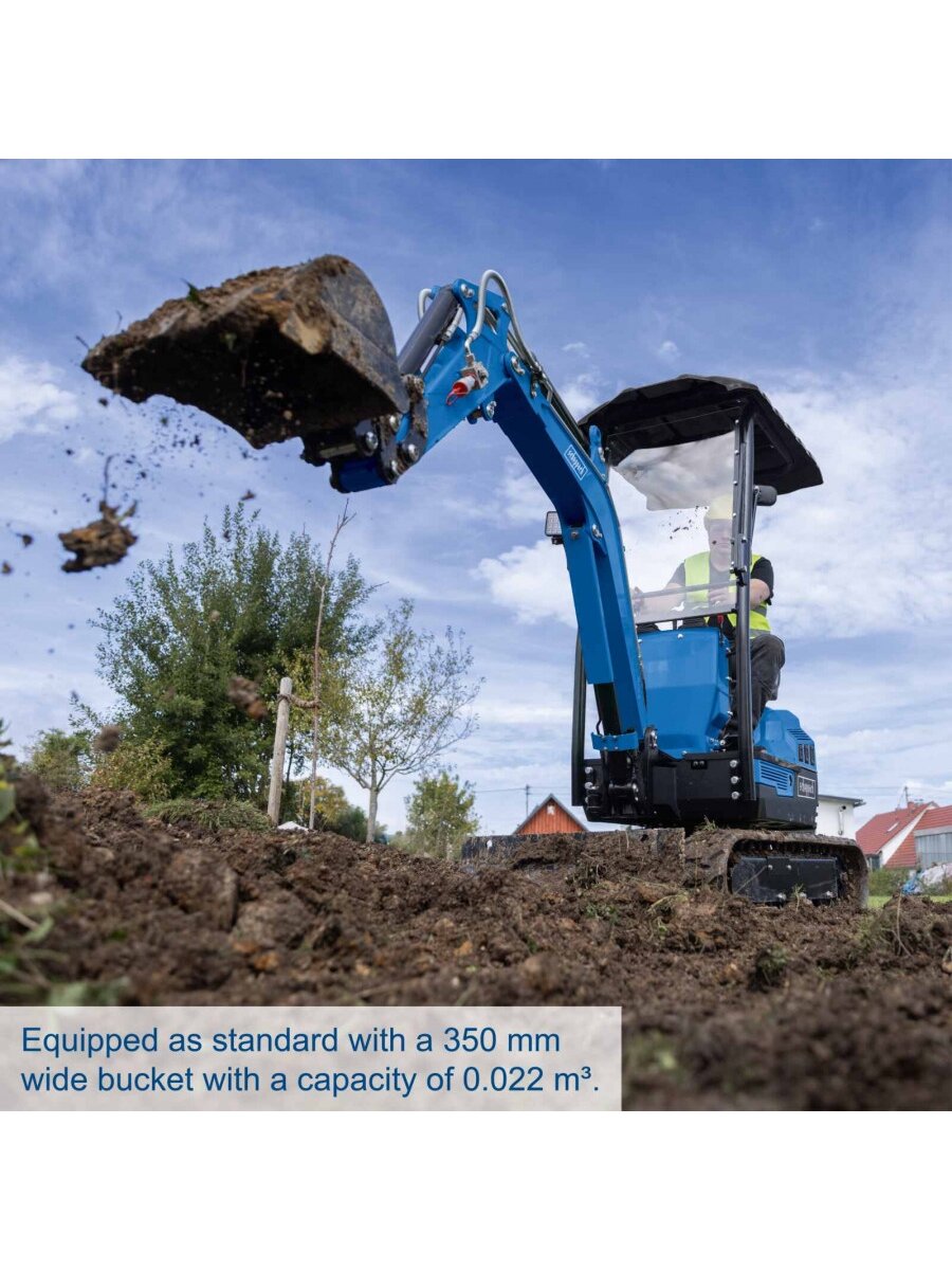Mini-excavator EXC1400, Scheppach 4