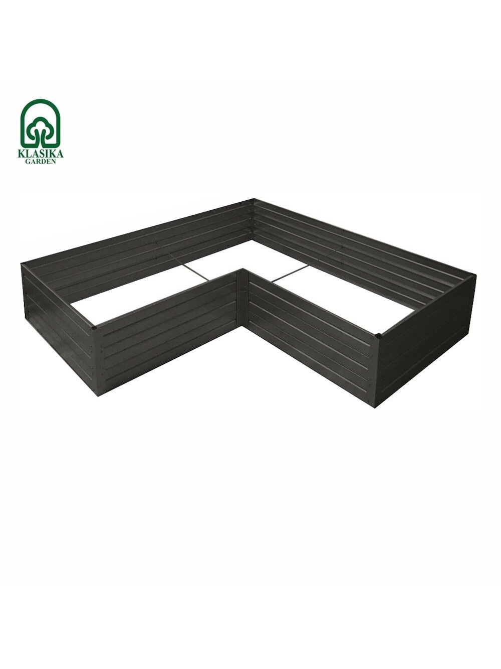 Modulinė pakelta lysvė KLASIKA GARDEN L-forma - RAL 7016 Modulinė pakelta lysvė KLASIKA GARDEN L-forma - RAL 7016