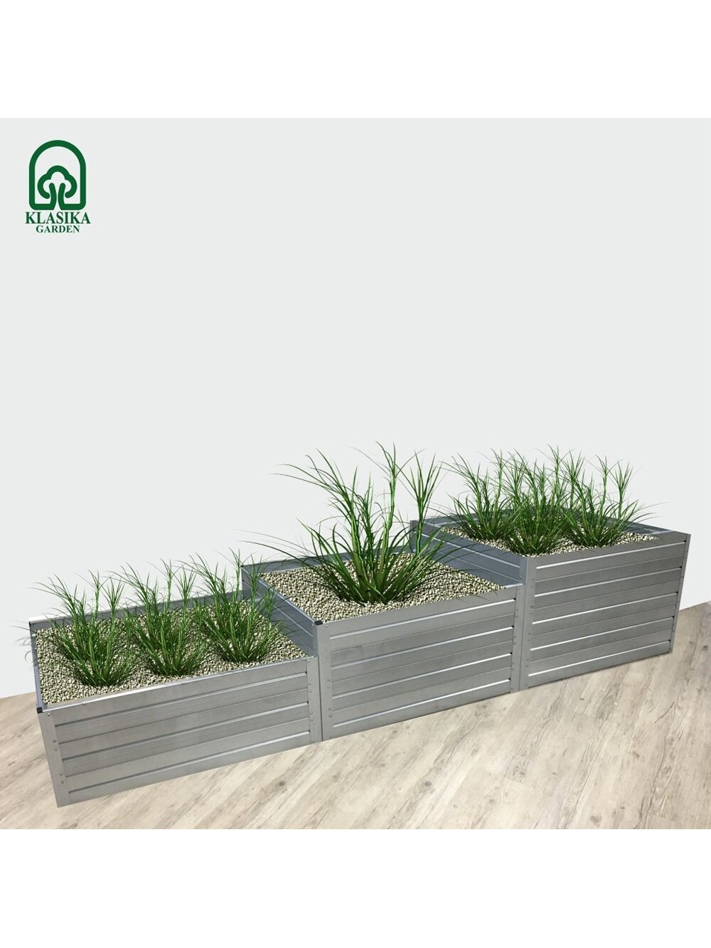 Modulinė pakelta lysvė KLASIKA GARDEN "Laiptai" - Cinkuota 2