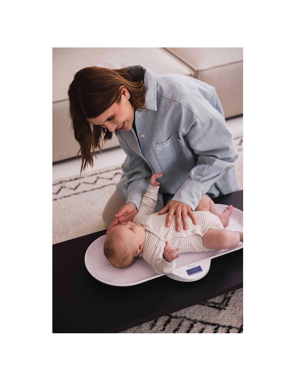 Momini TinyScale Modernios kūdikio svarstyklės 2 Momini TinyScale Modernios kūdikio svarstyklės 2