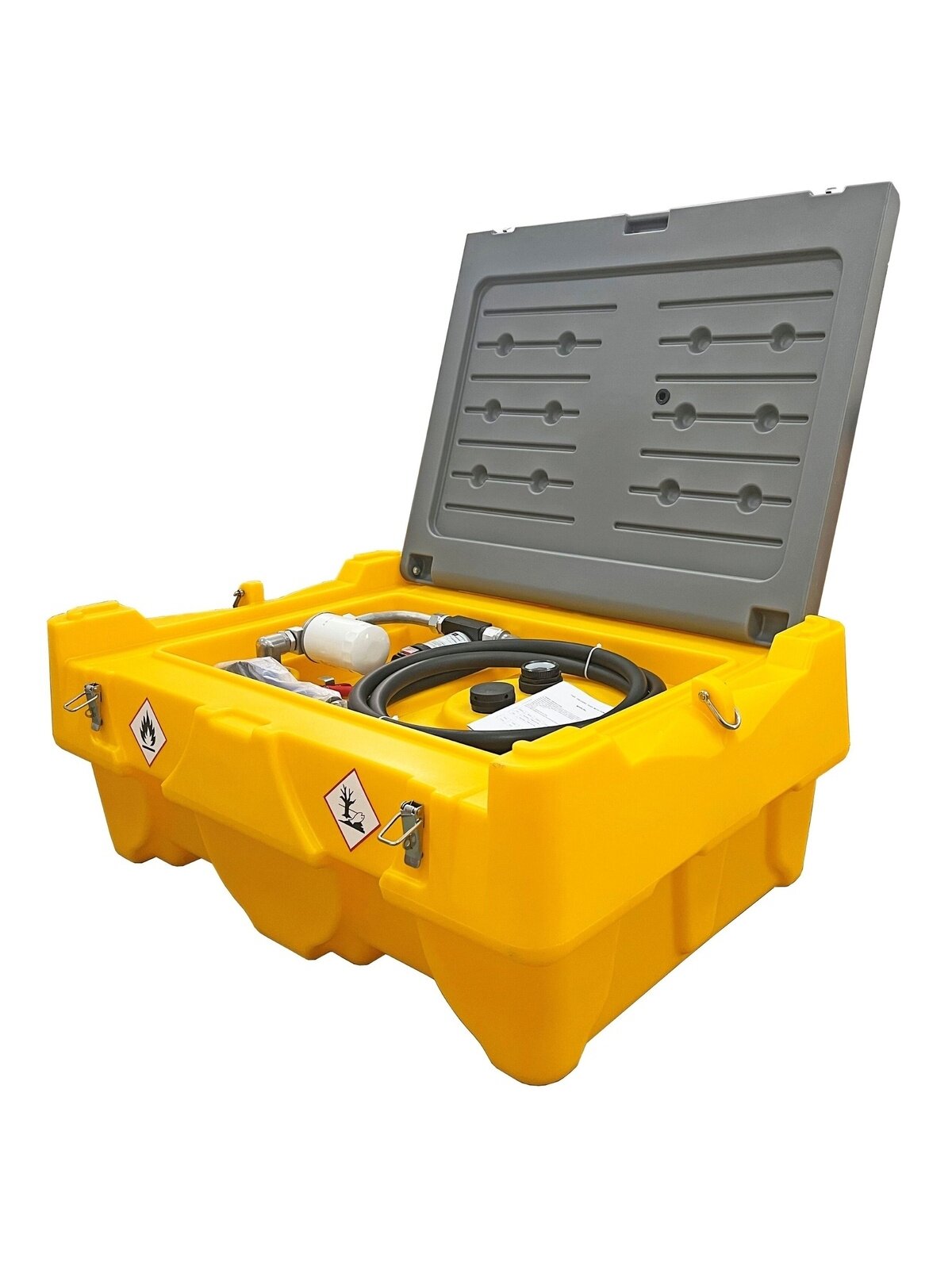 ⬡ Mobili kuro talpykla 200L (plastikinė) su pompa 12V DCTP40 (automatiniu pistoletu ir filtru) (DTK200, AOCHENG) ⬡ Mobili kuro talpykla 200L (plastikinė) su pompa 12V DCTP40 (automatiniu pistoletu ir filtru) (DTK200, AOCHENG)