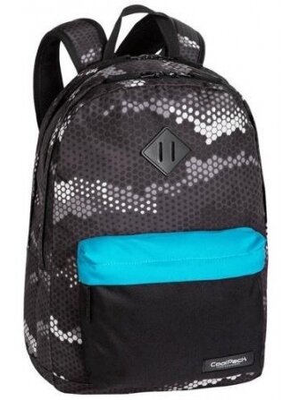 Mokyklinė kuprinė CoolPack Siri, mėlyna/juoda/pilka Mokyklinė kuprinė CoolPack Siri, mėlyna/juoda/pilka