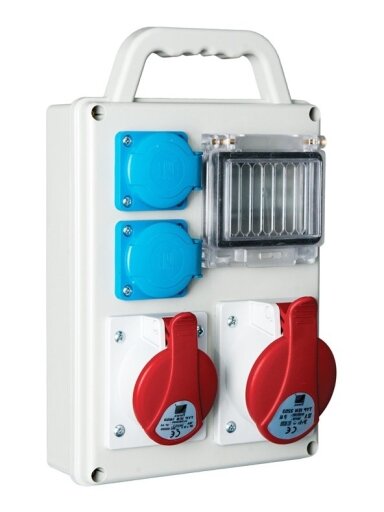 Modulinis skydas R-BOX B.SLIM-4S-2-S, 4 mod., 16A/32A IP44