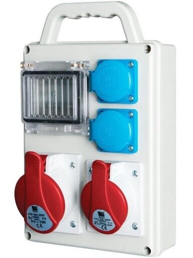 Modulinis skydas R-BOX B.SLIM-4S-2-S, 4 mod., 16A/32A IP44