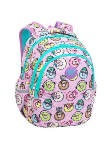 Mokyklinė kuprinė CoolPack Happy Donuts, rožinė