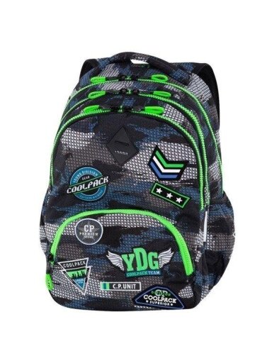 Mokyklinė kuprinė CoolPack, įvairių spalvų, 23 x 33 x 46 cm