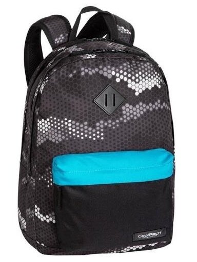 Mokyklinė kuprinė CoolPack Siri, mėlyna/juoda/pilka