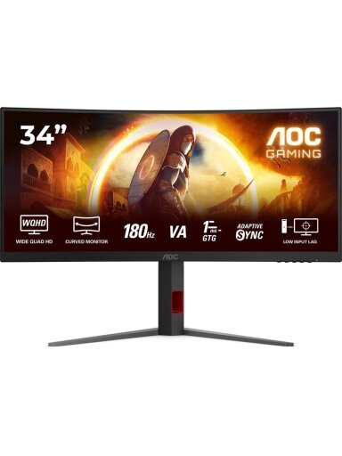 Monitorius AOC CU34G4, VA, 180 Hz, WQHD, 34"