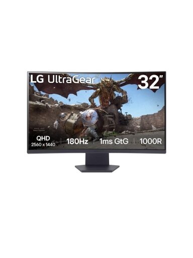Monitorius LG 32GS60QC-B.AEUQ, 31.5", 1 ms