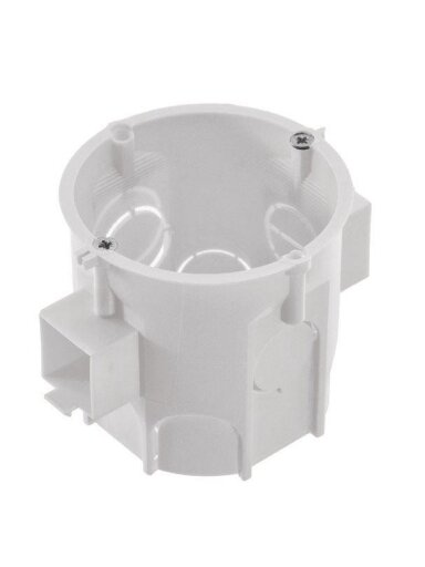 Montavimo dėžutė A.0006L 62 x 63 mm sujungiama su varžtel.