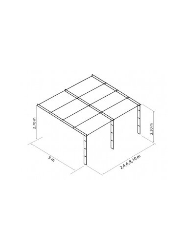 Monza-P10 3x6x2,7 m
