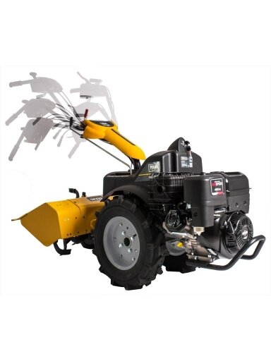 Motoblokas TEXAS-PRO TRAC 1350 su 14AG Briggs & Stratton variklių ir elektriniu starterių