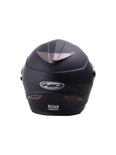 Motociklininko šalmas HD-09B, dydis L, juodas