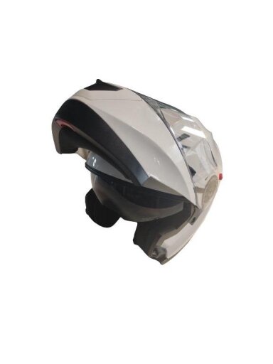 Motociklininko šalmas YM-925, M (57-58 cm), balta