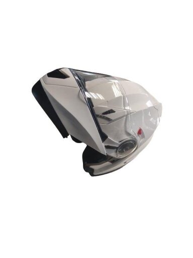 Motociklininko šalmas YM-925, XL (61-62 cm), balta