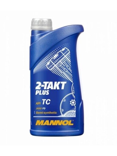 Motociklo variklio tepalas Mannol 2-Takt Plus, 1 l