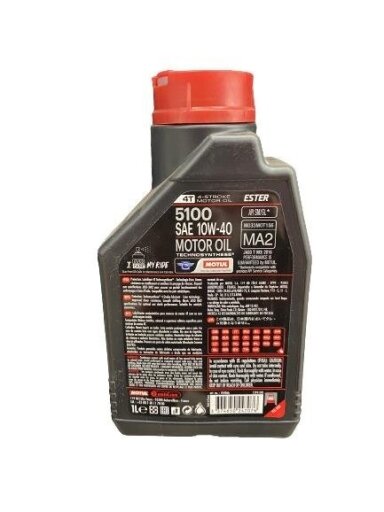 Motociklų tepalas Motul Ester 5100, 10W-40, 1l