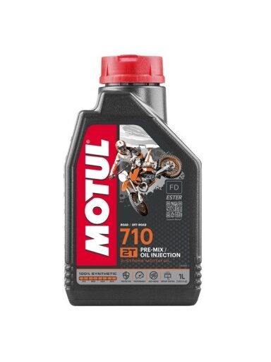 Motociklų variklių tepalas MOTUL 710 2T, 1 l