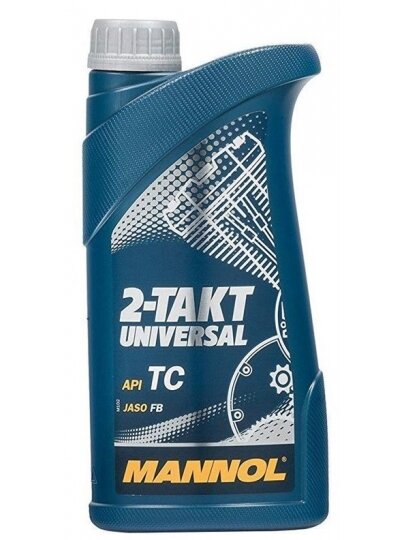 Motociklo variklio tepalas Mannol 2-takt universal, 1 l 2 Motociklo variklio tepalas Mannol 2-takt universal, 1 l 2