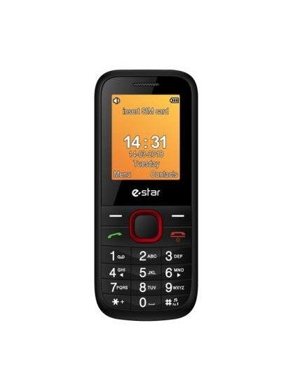 Mobilusis telefonas EStar X18 Dual Sim Red Mobilusis telefonas EStar X18 Dual Sim Red
