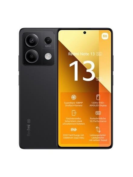Mobilusis telefonas Redmi Note 13 5G, juodas, 8GB/256GB 1