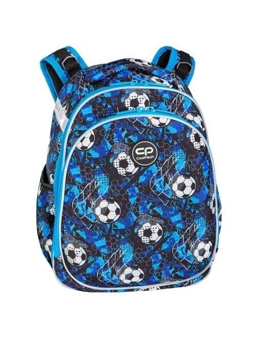 Mokyklinė kuprinė CoolPack Soccer, mėlyna/žydra Mokyklinė kuprinė CoolPack Soccer, mėlyna/žydra