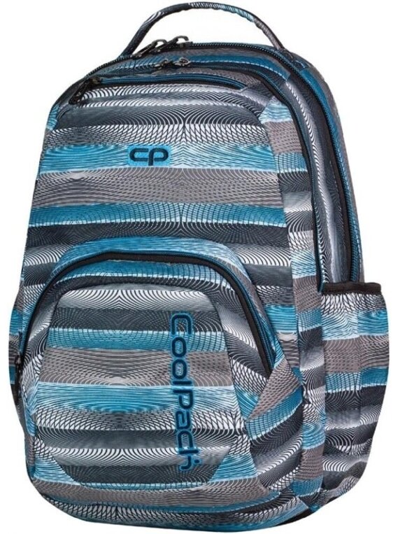 Mokyklinė kuprinė CoolPack Smash - Gray Twist, 31x20x45cm Mokyklinė kuprinė CoolPack Smash - Gray Twist, 31x20x45cm