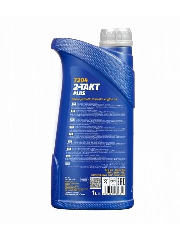 Motociklo variklio tepalas Mannol 2-Takt Plus, 1 l 1