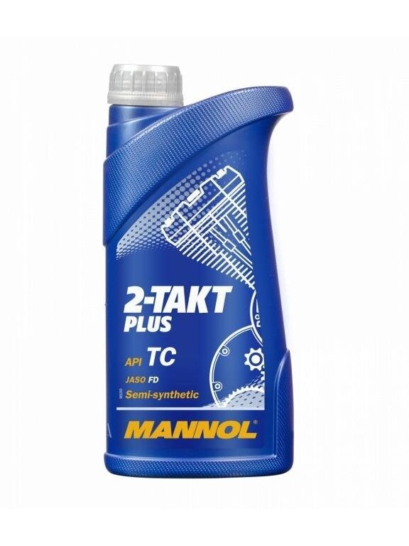 Motociklo variklio tepalas Mannol 2-Takt Plus, 1 l Motociklo variklio tepalas Mannol 2-Takt Plus, 1 l