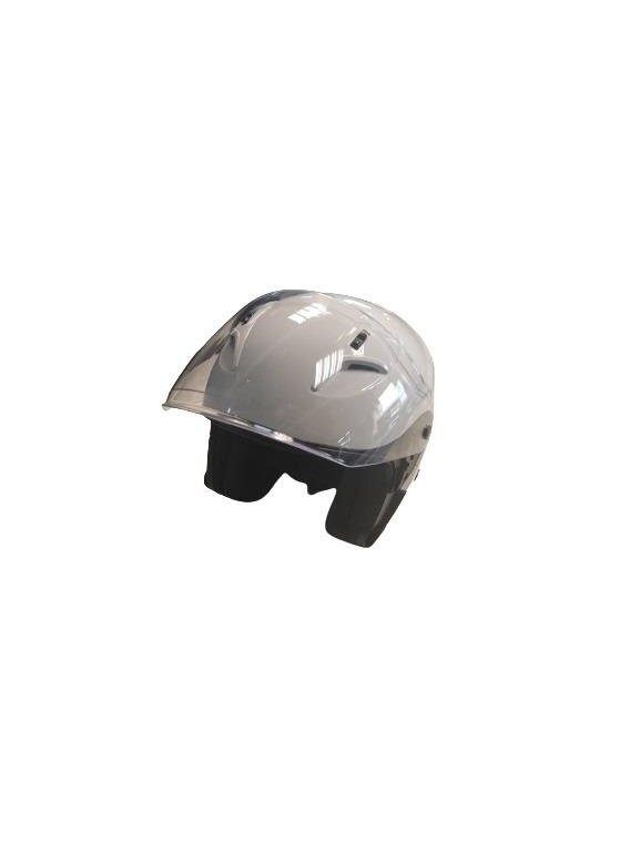 Motociklininko šalmas YM-637, M (57-58 cm), balta 1