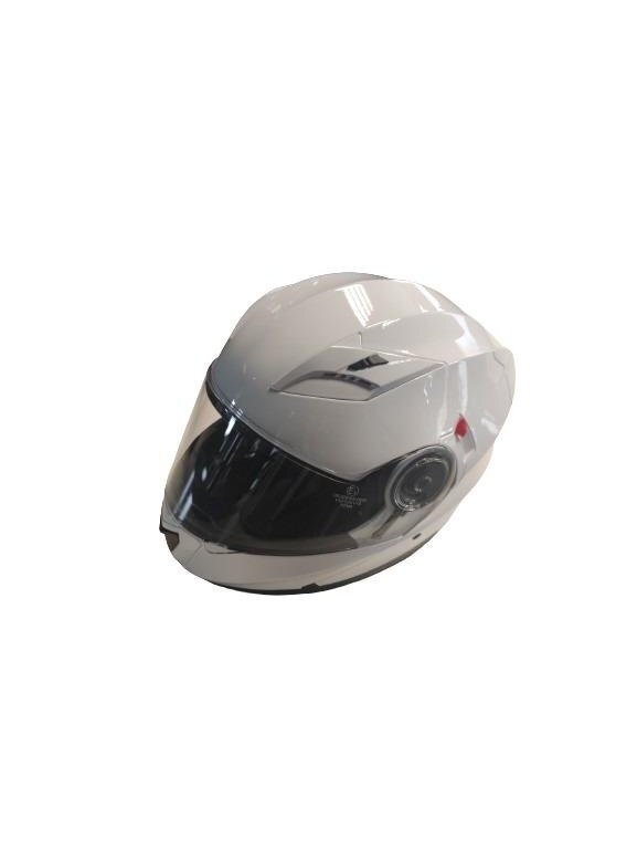 Motociklininko šalmas YM-925, M (57-58 cm), balta