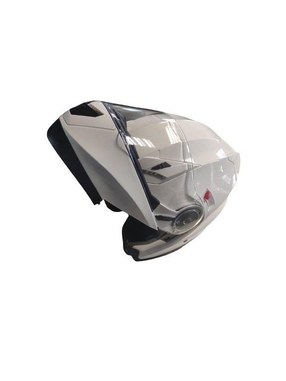 Motociklininko šalmas YM-925, XL (61-62 cm), balta 1 Motociklininko šalmas YM-925, XL (61-62 cm), balta 1