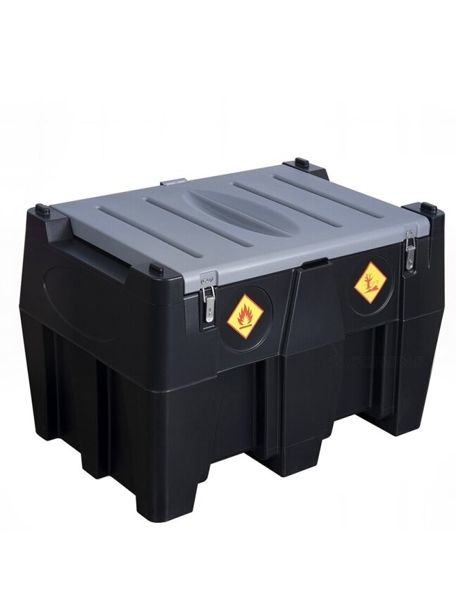 ⬡ Mobili kuro talpykla 440L (plastikinė) su pompa 12V DCTP40 (automatiniu pistoletu) (DTK480, AOCHENG) ⬡ Mobili kuro talpykla 440L (plastikinė) su pompa 12V DCTP40 (automatiniu pistoletu) (DTK480, AOCHENG)
