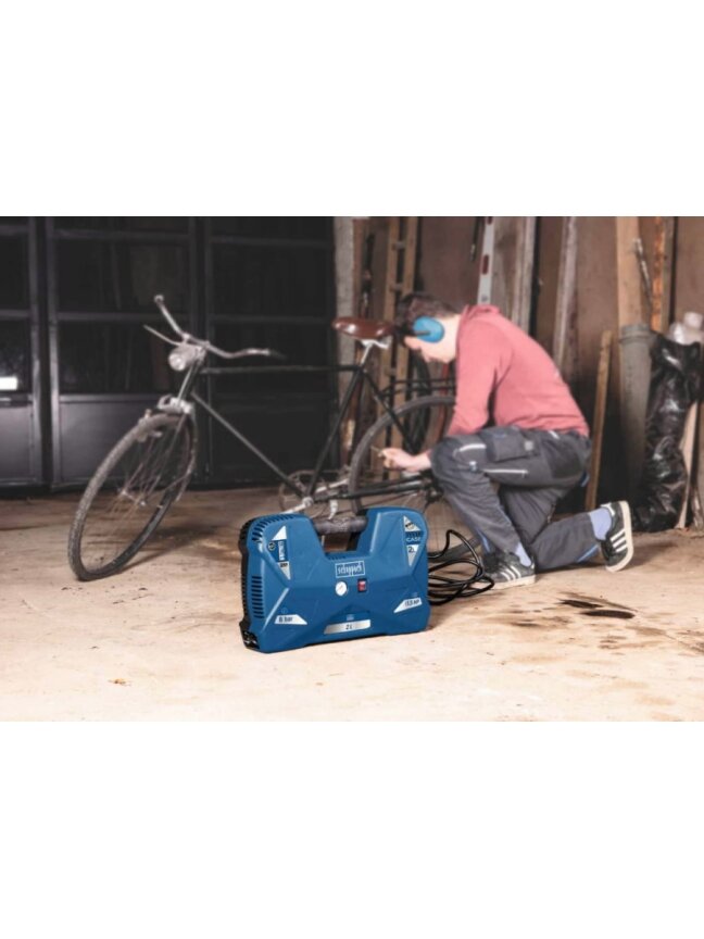 Mobilus kompresorius AIR CASE oil free, Scheppach 3