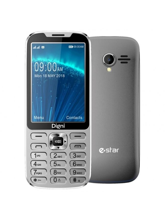 Mobilusis telefonas Estar Digni Call 4G, 64 MB, sidabro