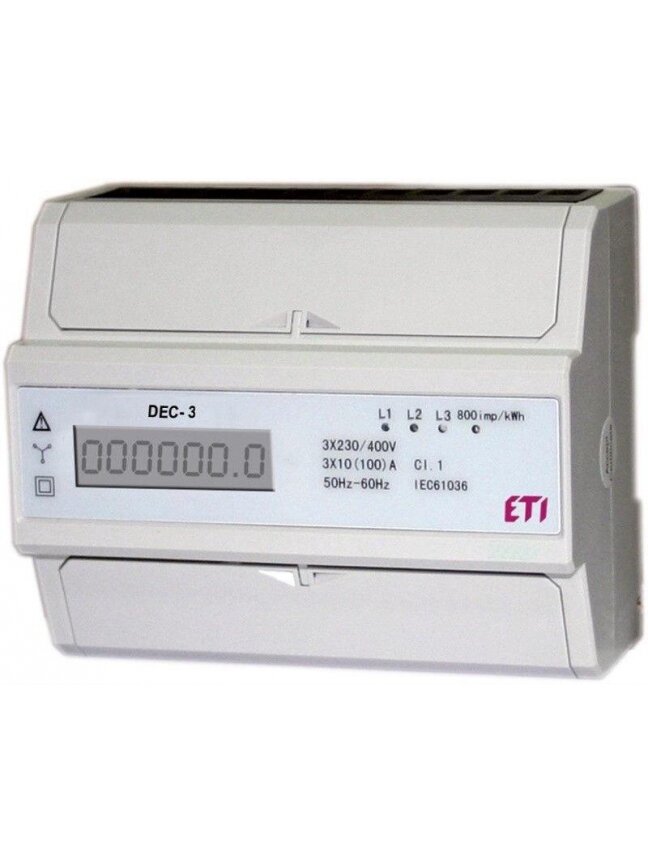 Modulinis elektros skaitiklis (DEC-3, 3 fazių)