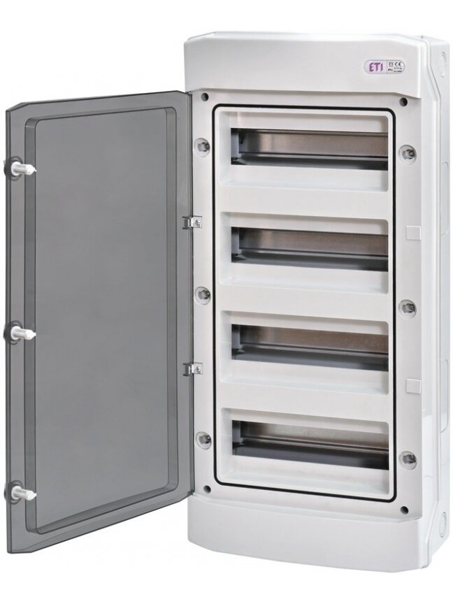 Modulinis skydas ETI ECH 48PT, virštinkinis, IP65, 48 mod. Modulinis skydas ETI ECH 48PT, virštinkinis, IP65, 48 mod.