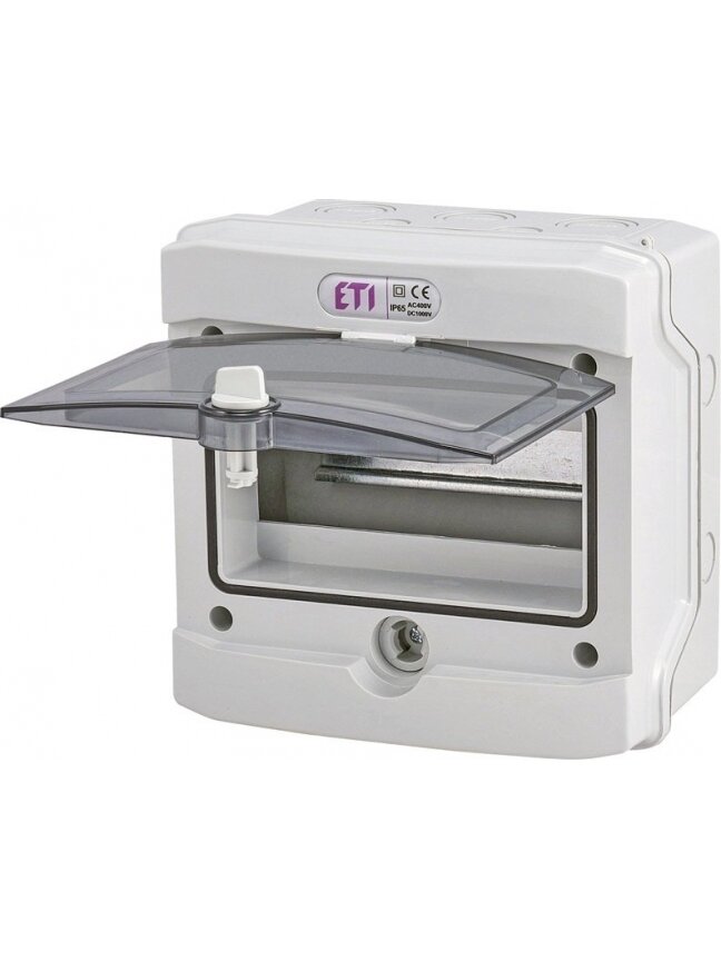 Modulinis skydas ETI ECH 8G, virštinkinis, IP65, 8 mod. 1 Modulinis skydas ETI ECH 8G, virštinkinis, IP65, 8 mod. 1