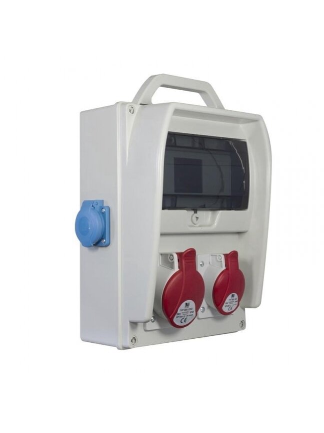 Modulinis skydas R-BOX B.18.300-7-S, 9 mod., 16/32A IP44 2