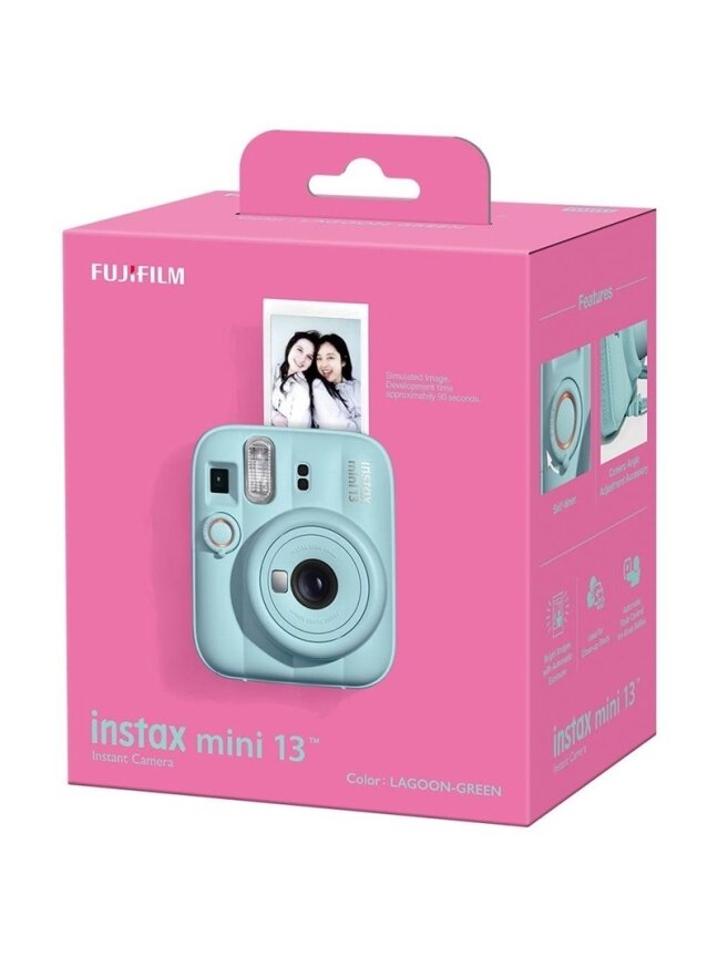 Momentinis fotoaparatas Fujifilm Instax Mini 13, žalios sp. 1 Momentinis fotoaparatas Fujifilm Instax Mini 13, žalios sp. 1