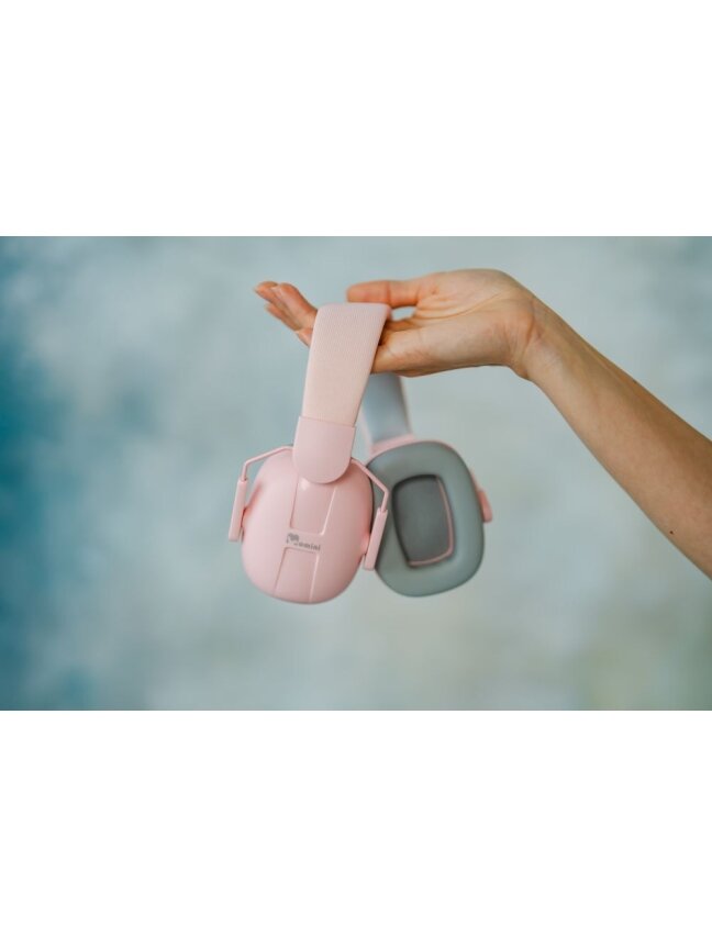 Momini kids noise-reducing earmuffs Milo Pink 1