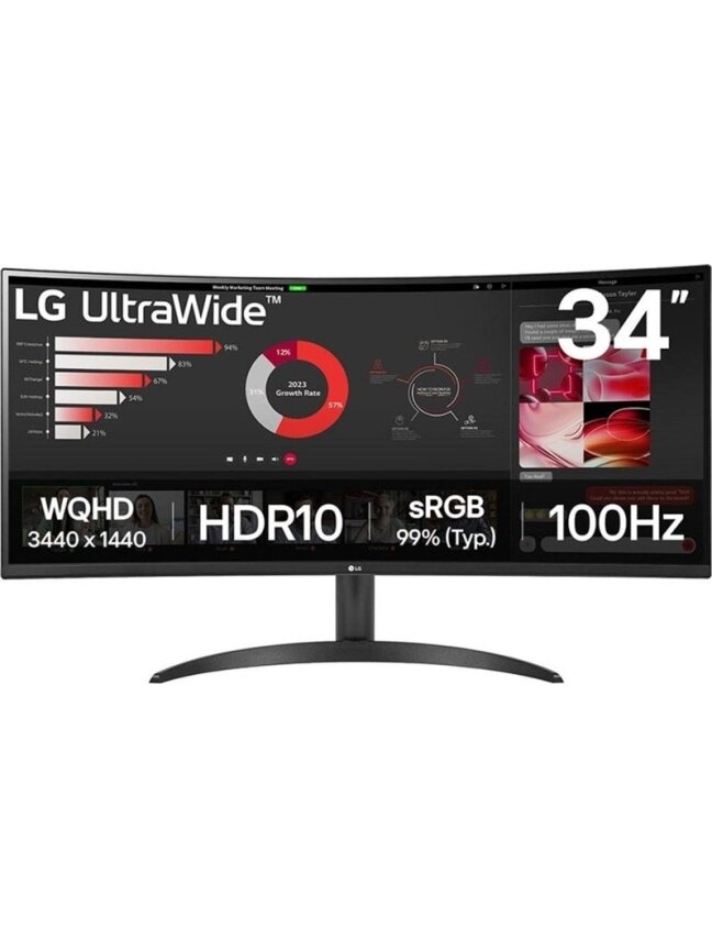 MONITORIUS 34WR50QK-B LG 34" MONITORIUS 34WR50QK-B LG 34"