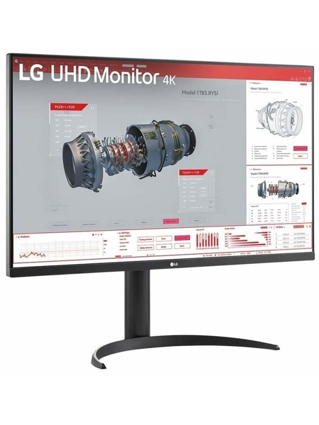 Monitorius LG 32BR55UK-B, VA, 60 Hz, 4K UHD, 31.5" 1