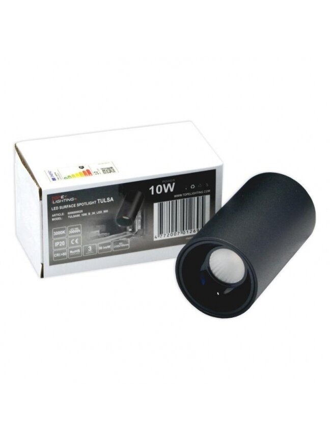 MONT ŠVIEST LED 10W 900LM. 3000K JUODAS 2