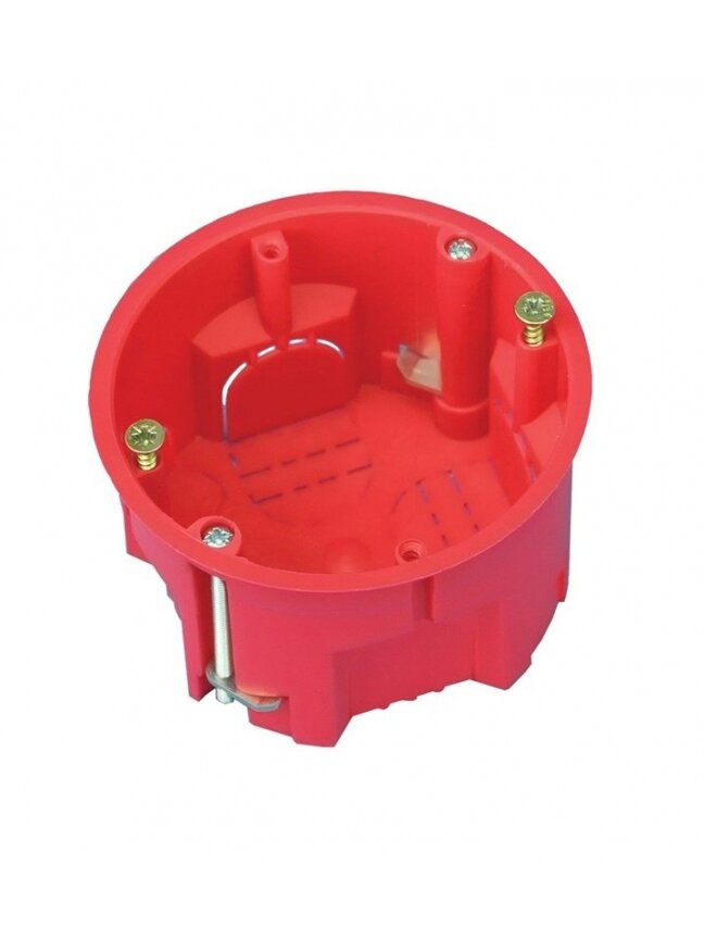 Montavimo dėžutė Pawbol A.0046LA, 68 x 46 mm, su varžtais Montavimo dėžutė Pawbol A.0046LA, 68 x 46 mm, su varžtais