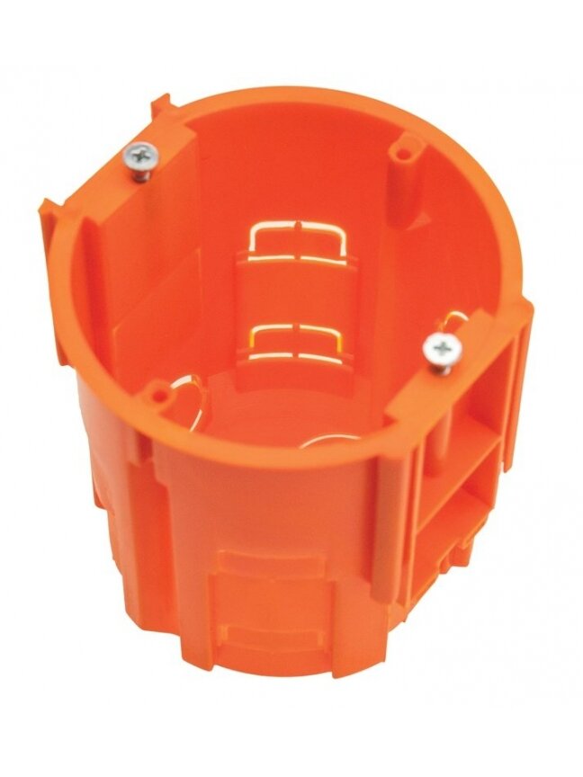 Montavimo dėžutė Pawbol A.0080 68x81mm, su varžtais Montavimo dėžutė Pawbol A.0080 68x81mm, su varžtais