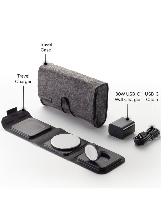 mophie-3in1 travel charger MagSafe with adapter EU Black 4